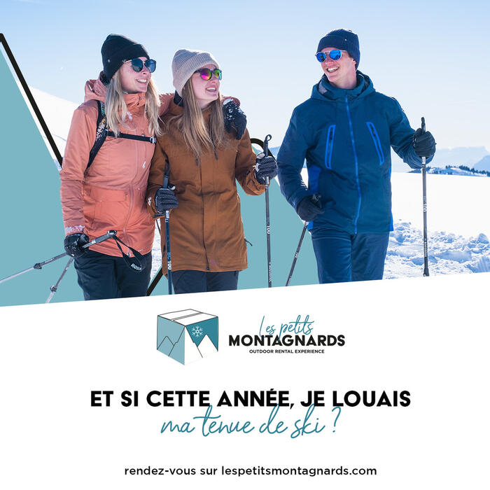 Location vêtement de ski, les petits montagnards