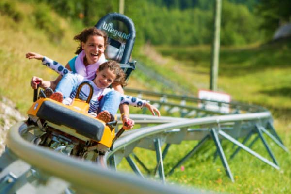 Luge sur rail aux Orres